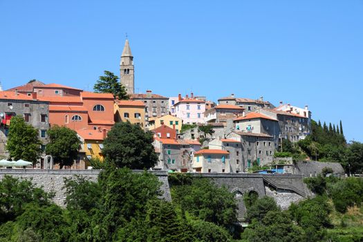 Croatia - Labin on Istria peninsula. Typical Croatian old town.