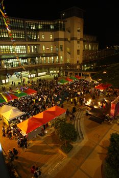 HONG KONG - OCT 27, International Day helds on Lingnan University in Hong Kong on 27 October, 2010. It is an annual event.