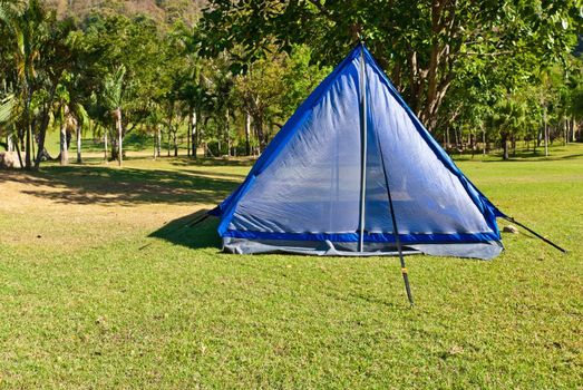 Outdoor tent for camping, for camping and educational concept design