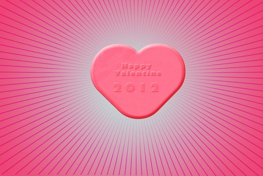 Sweet looking pink heart with line background, can be use for various love related concepts, design and print out.