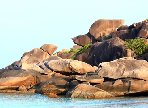 Thailand Snoopy Rock, Similan National park.
