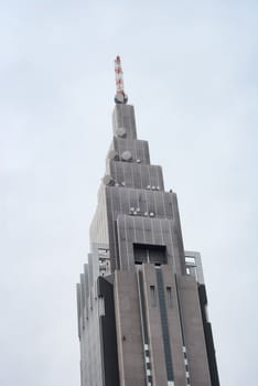 skyscraper with windows and glass and steel