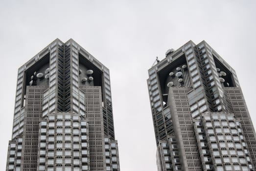 skyscraper with windows and glass and steel