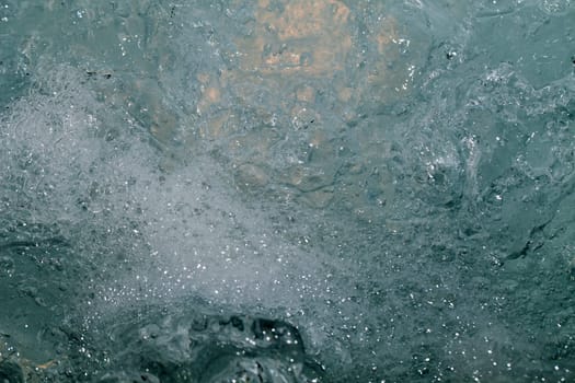 closeup of bubbles in water 