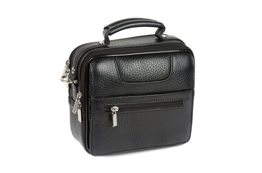 black male bag isolated on white background