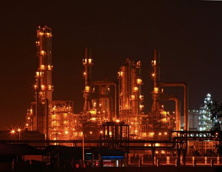 oil refinery distillation tower factory