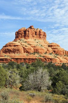 famous big red rock of Sedona, USA