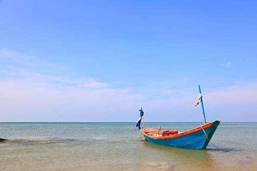 Long Tail Boat on the beach, Thailand