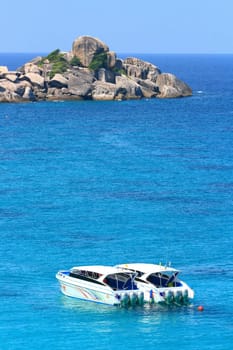 Speed Boat at Similan National Park