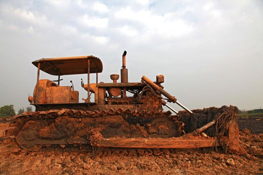 construction bulldozer
