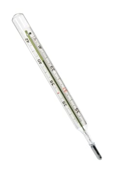 Thermometer it is isolated on a white background
