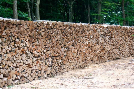a stere of logs of wood 