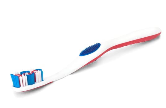 Tooth-brush on a white background