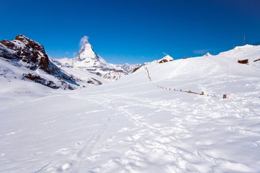 Matterhorn Peak, alps in Switzerland