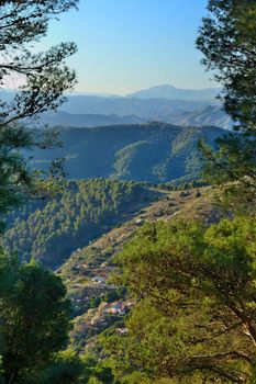 northern peaks of the mountains we go out of Malaga