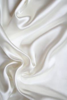 Smooth elegant white silk can use as background 