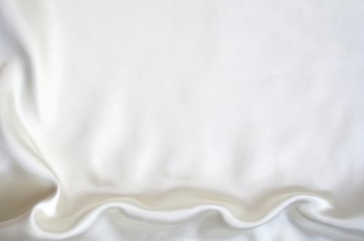 Smooth elegant white silk can use as background