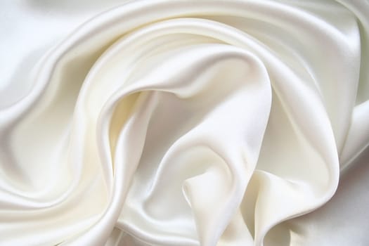Smooth elegant white silk can use as background