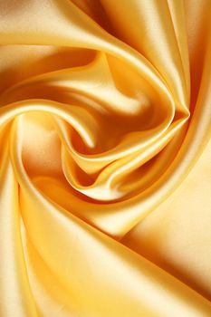 Smooth elegant golden satin can use as background 