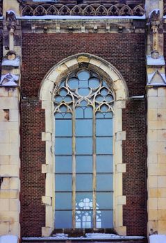 The facade of the Catholic Church for designers