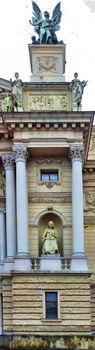 Detail of Opera in Lviv, Ukraine