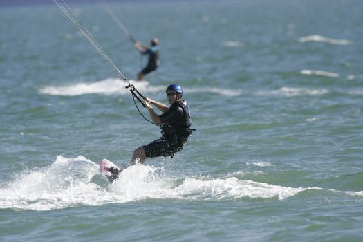 Kitesurfing