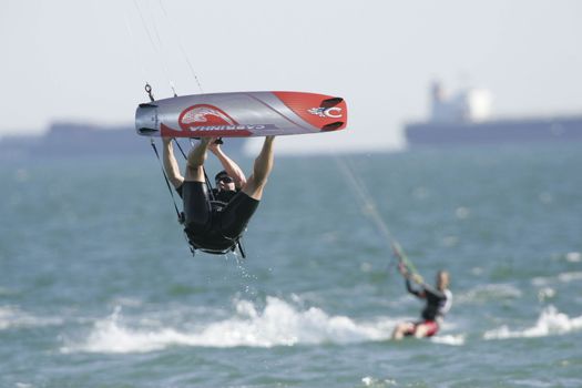 Kitesurfing