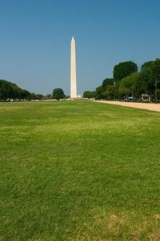 Washington, D.C.,  is the capital of the United States. Washington (the city) covers the same area as (i.e. is coterminous with) the District of Columbia.