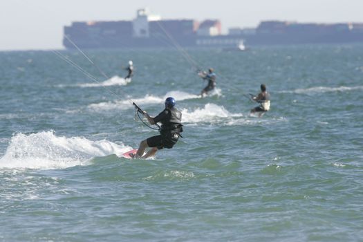 Kitesurfing