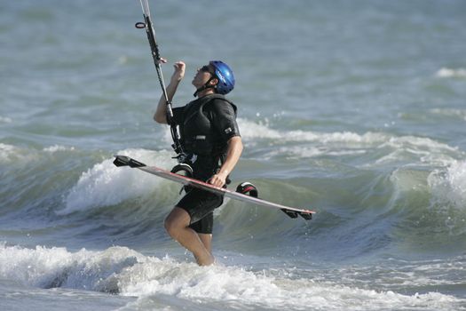 Kitesurfing