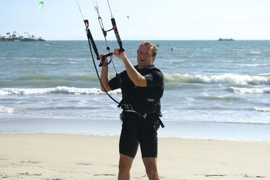 Kitesurfing