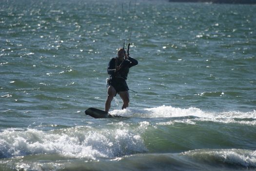 Kitesurfing