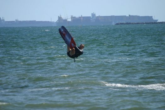 Kitesurfing