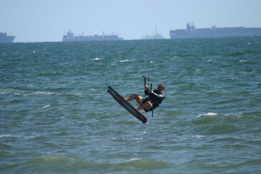 Kitesurfing