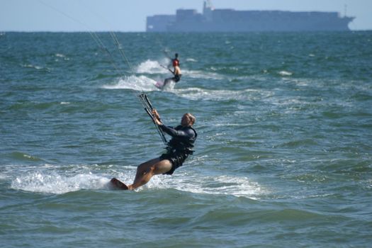 Kitesurfing