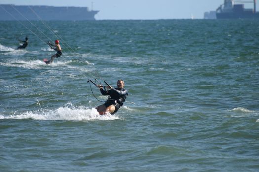 Kitesurfing