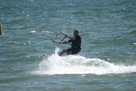 Kitesurfing