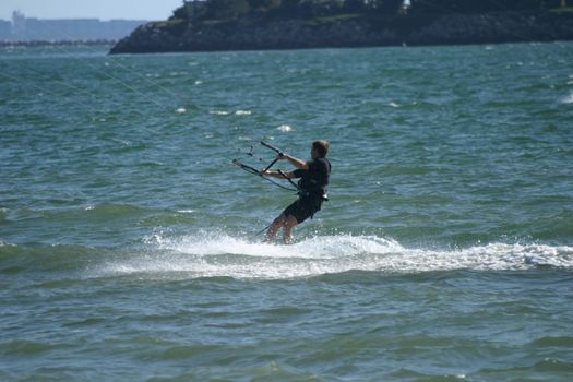 Kitesurfing