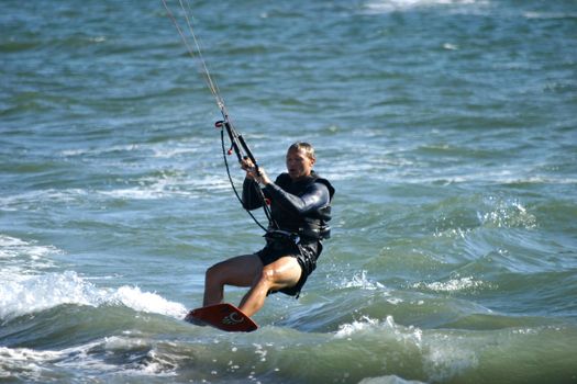 Kitesurfing