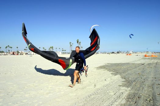 Kitesurfing