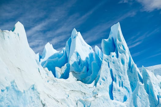 Ice texture in Perito Moreno glacier, patagonia argentina.