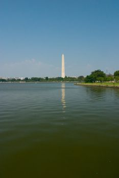 Washington, D.C.,  is the capital of the United States. Washington (the city) covers the same area as (i.e. is coterminous with) the District of Columbia.