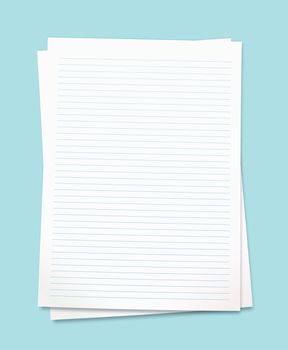 Clean white paper with room to add your own copy