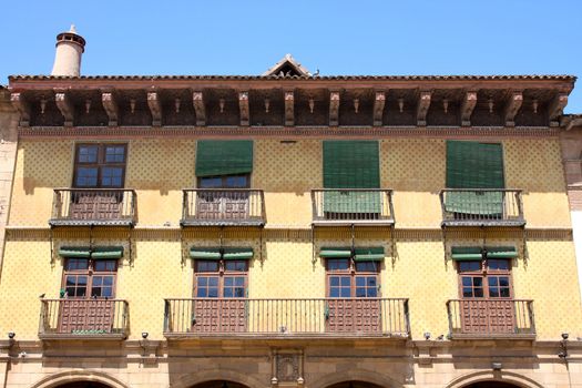 Poble Espanyol, Spanish village in Barcelona, Spain 