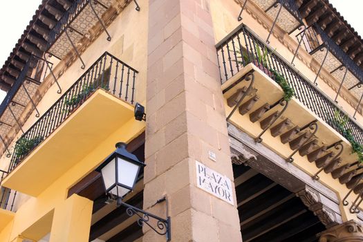 Poble Espanyol, Spanish village in Barcelona, Spain 
