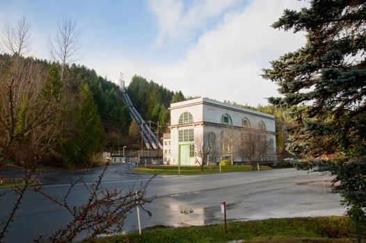 Hydroelectric generator station in WA state