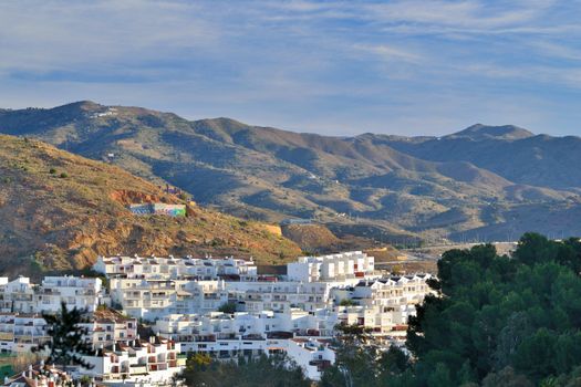 top view of the city of Malaga