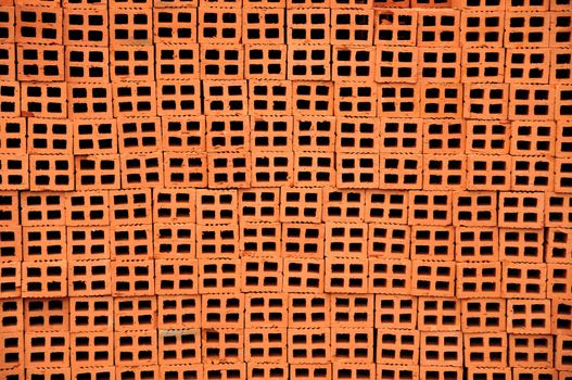 A Pile of Bricks for construction .