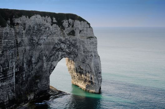 the cliffs at Etretat