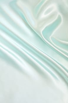 Smooth elegant blue silk can use as background 